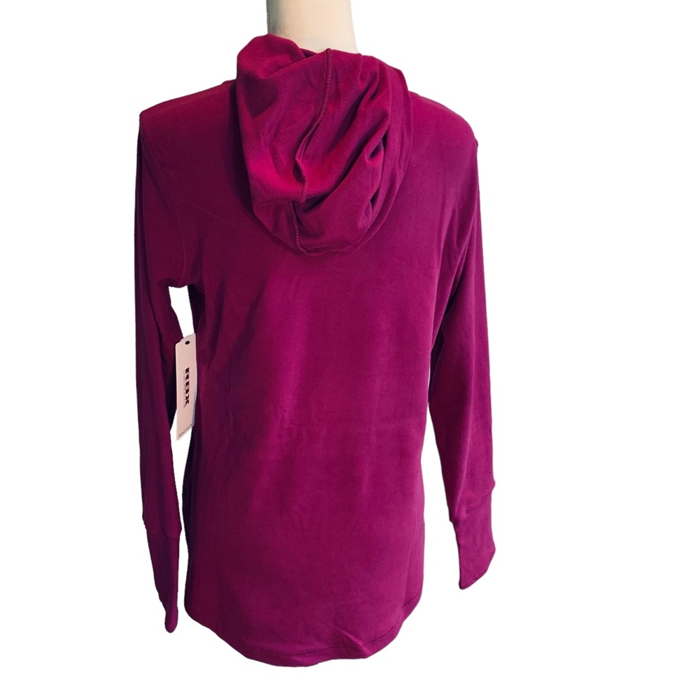 RBX microfleece fuscia tunic hoodie - Picture 3 of 3